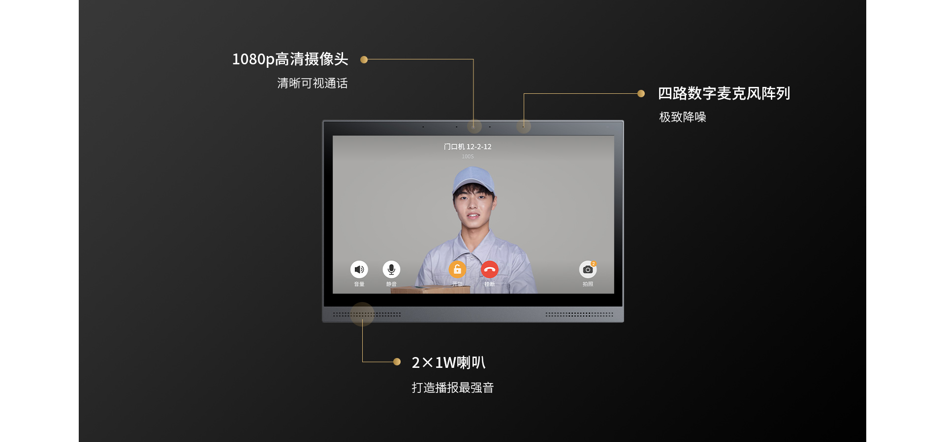 SIP全高清可視對講，標(biāo)準(zhǔn)互通